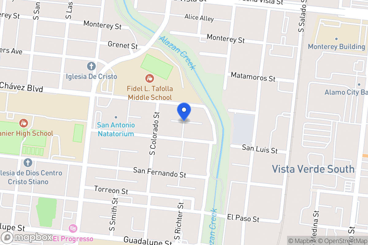 Map of 102  Violeta Pl