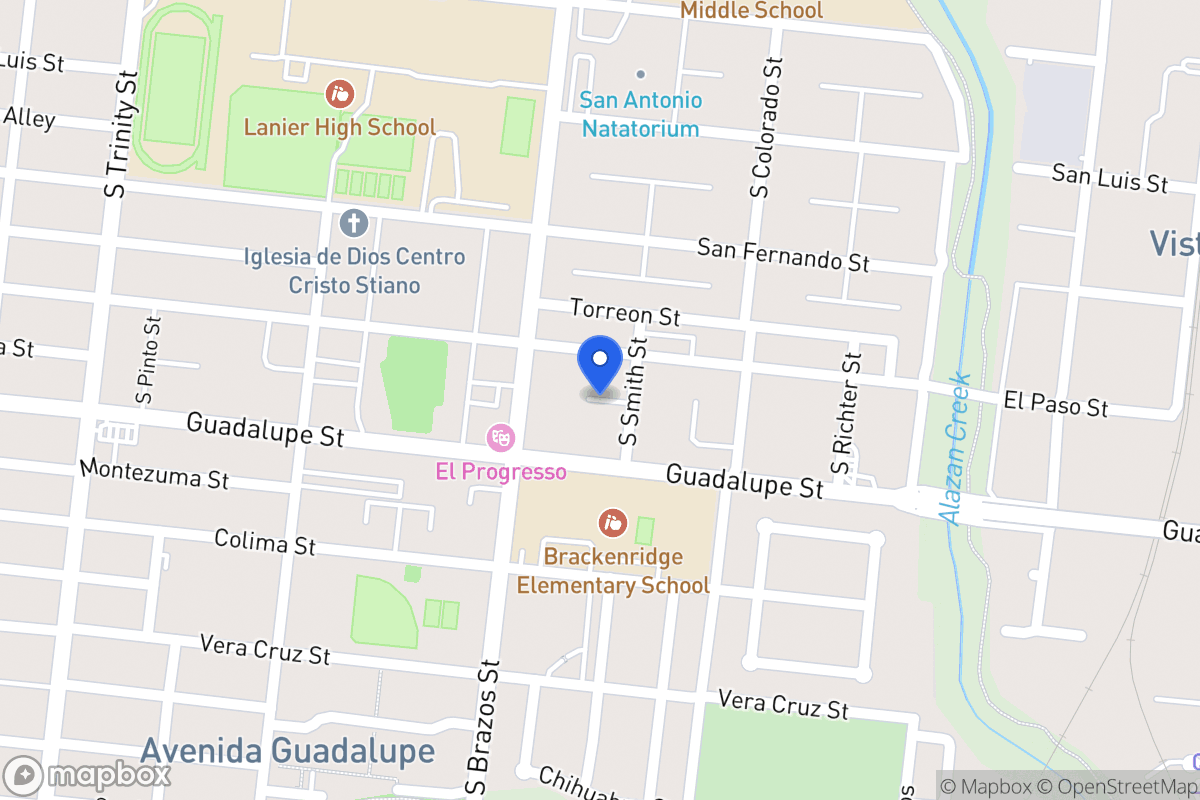 Map of 811 S Smith St
