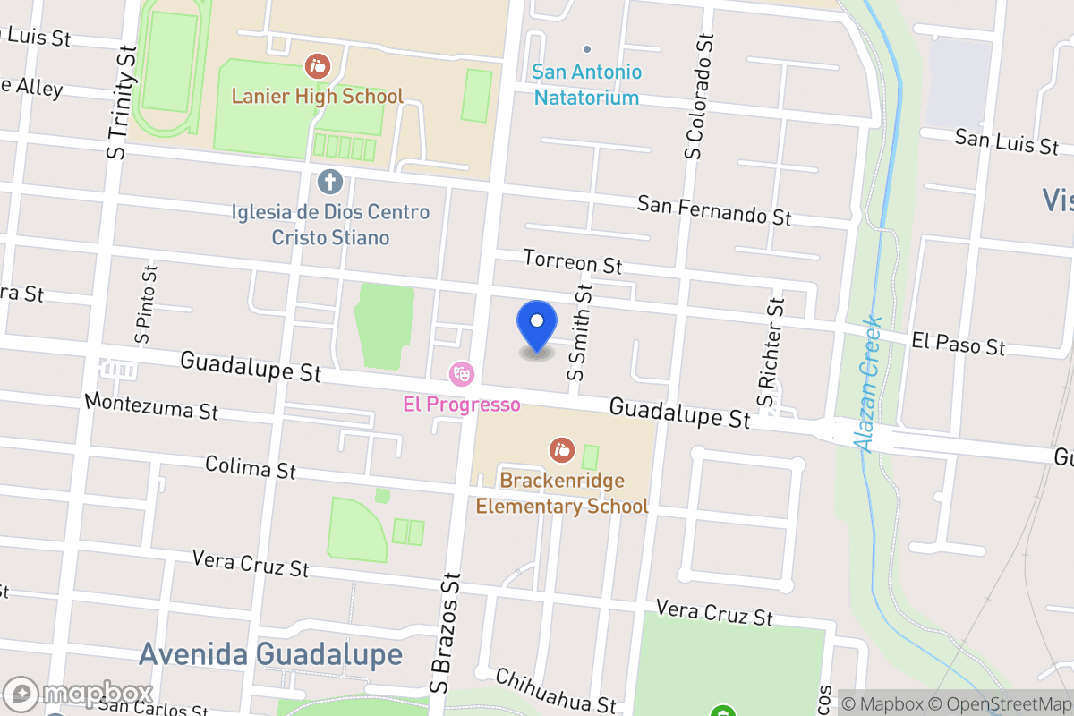 Map of 817 S Smith St