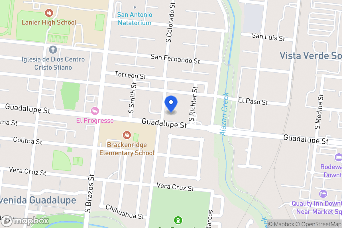 Map of 816 S Colorado St