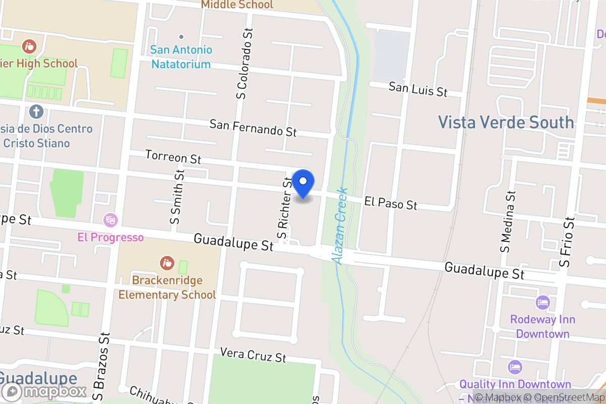 Map of 914  El Paso St