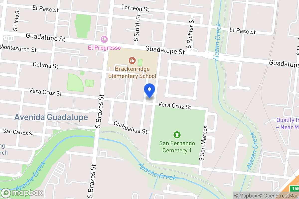 Map of 1022  Julia Ross St