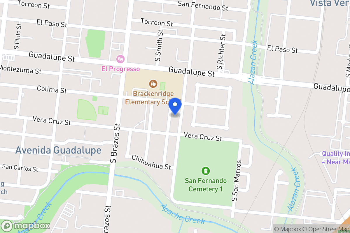 Map of 1010  Julia Ross St