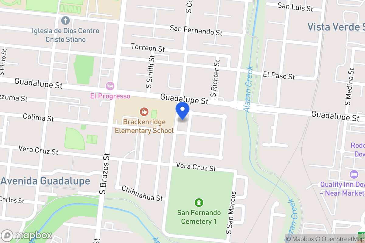Map of 95  Gus Garcia