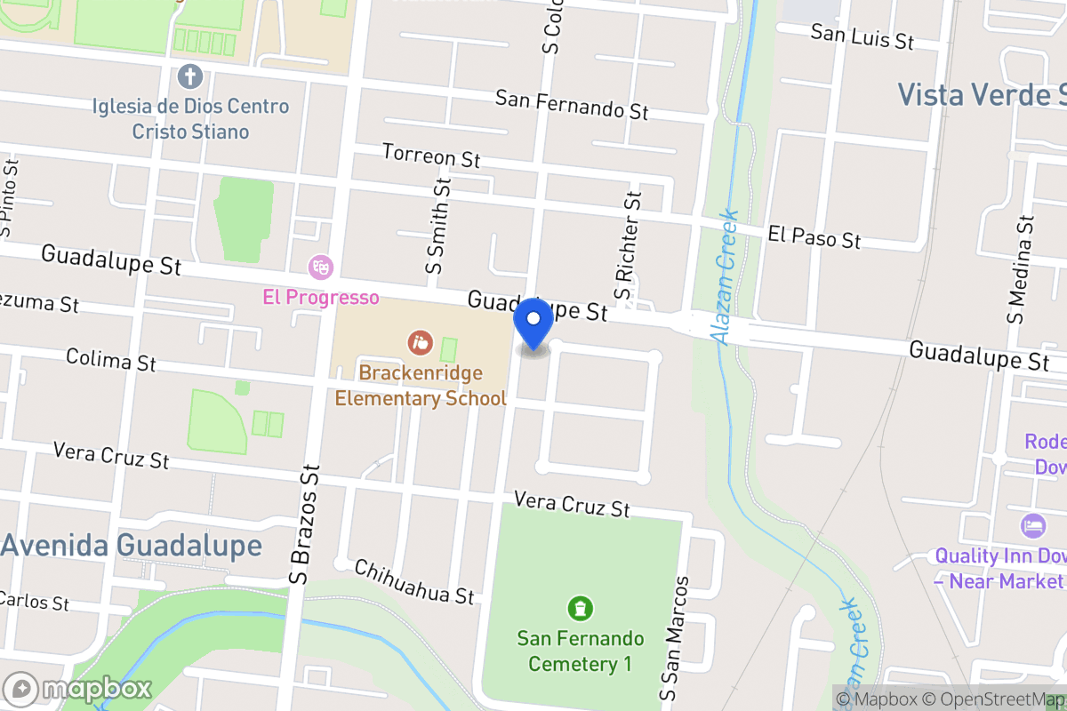 Map of 93  Gus Garcia