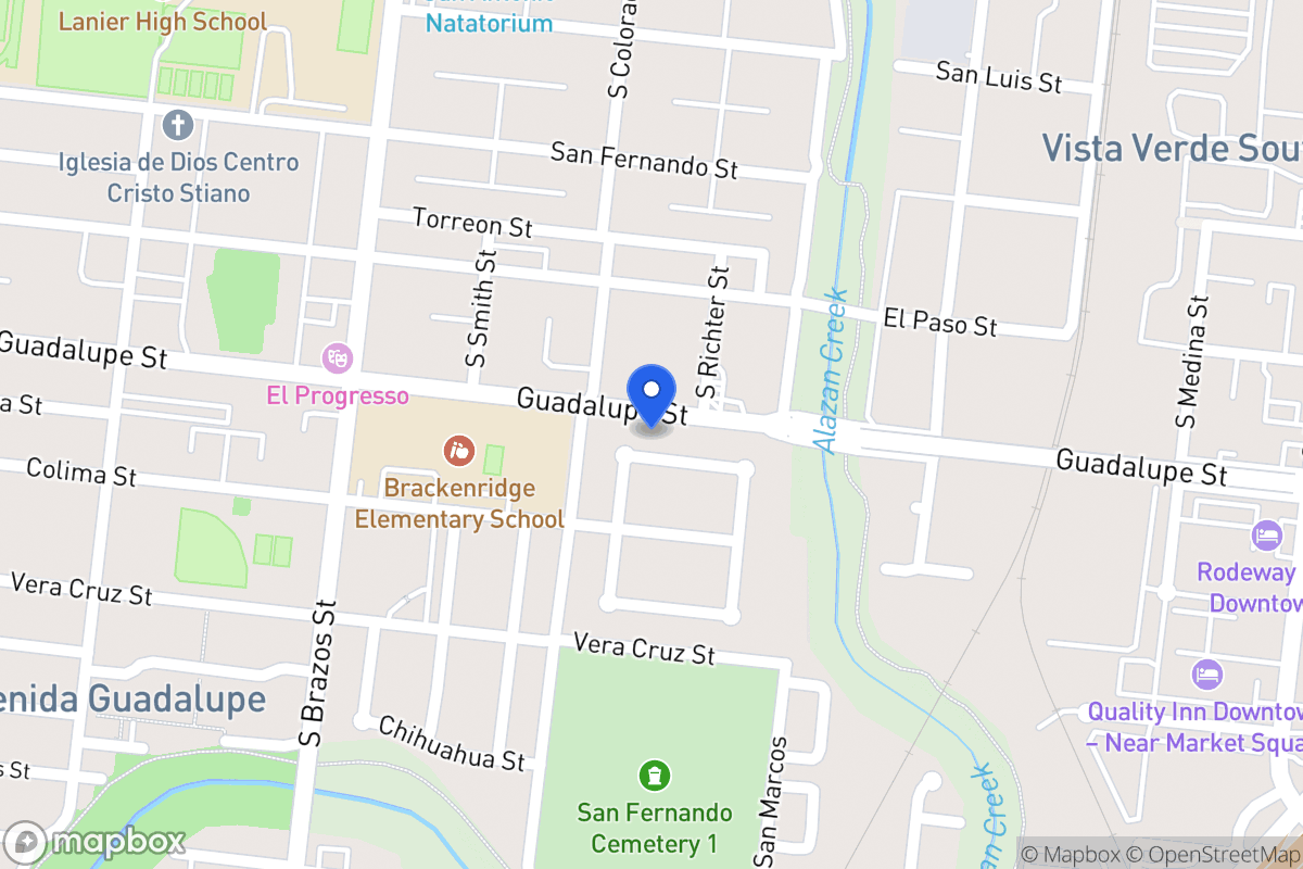 Map of 83  Gus Garcia