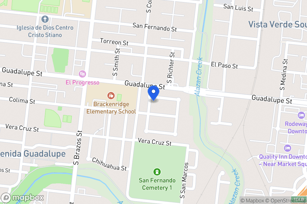 Map of 86  Gus Garcia