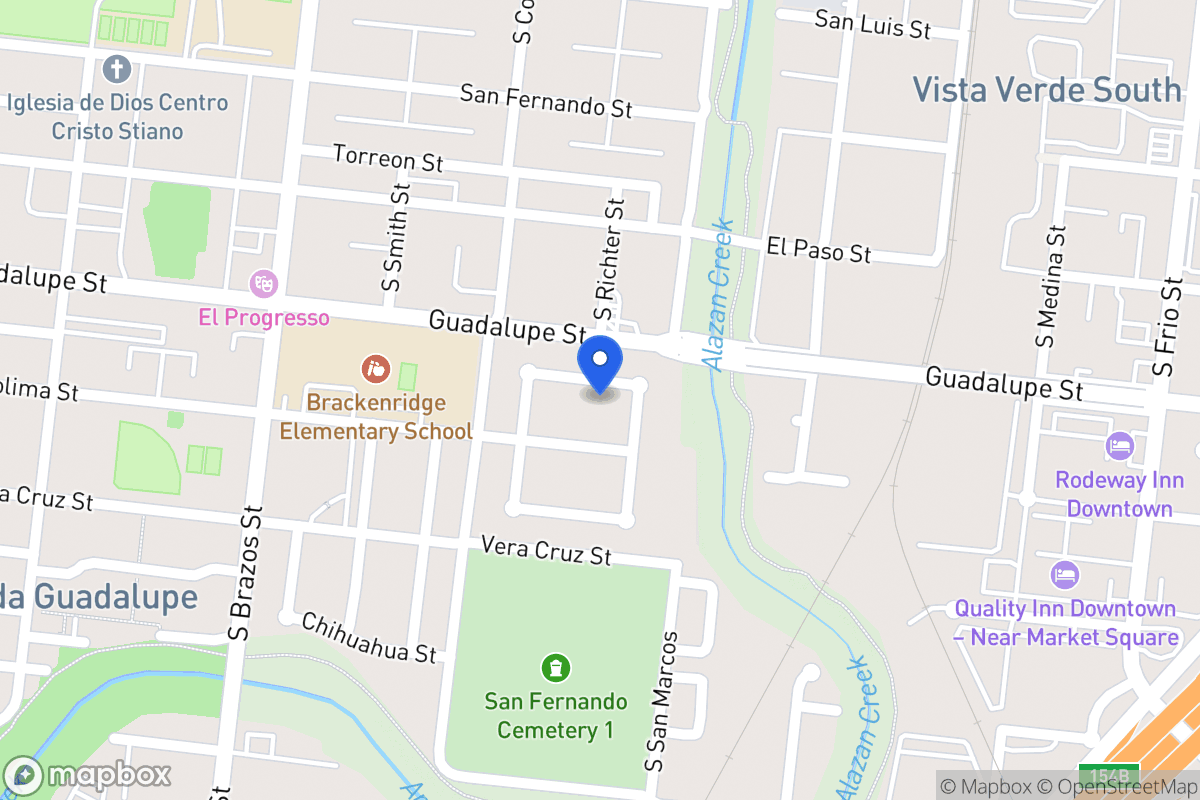 Map of 74  Gus Garcia