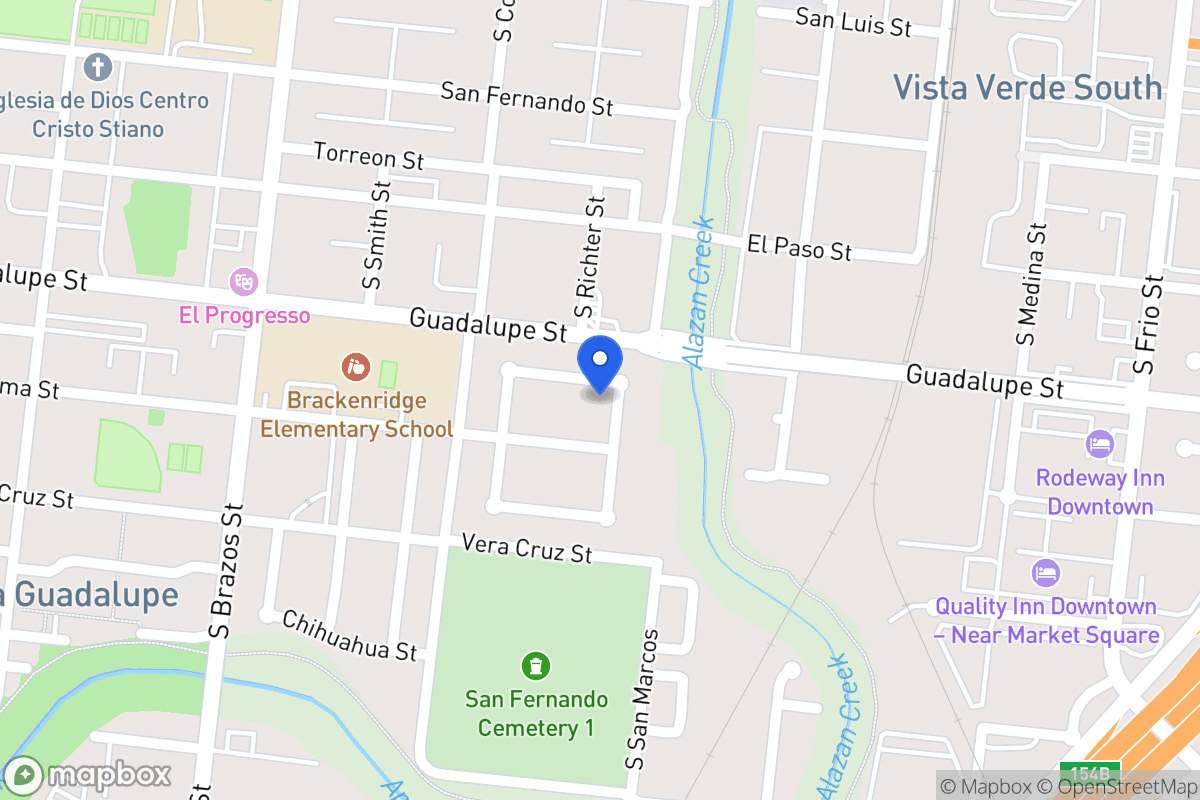 Map of 70  Gus Garcia