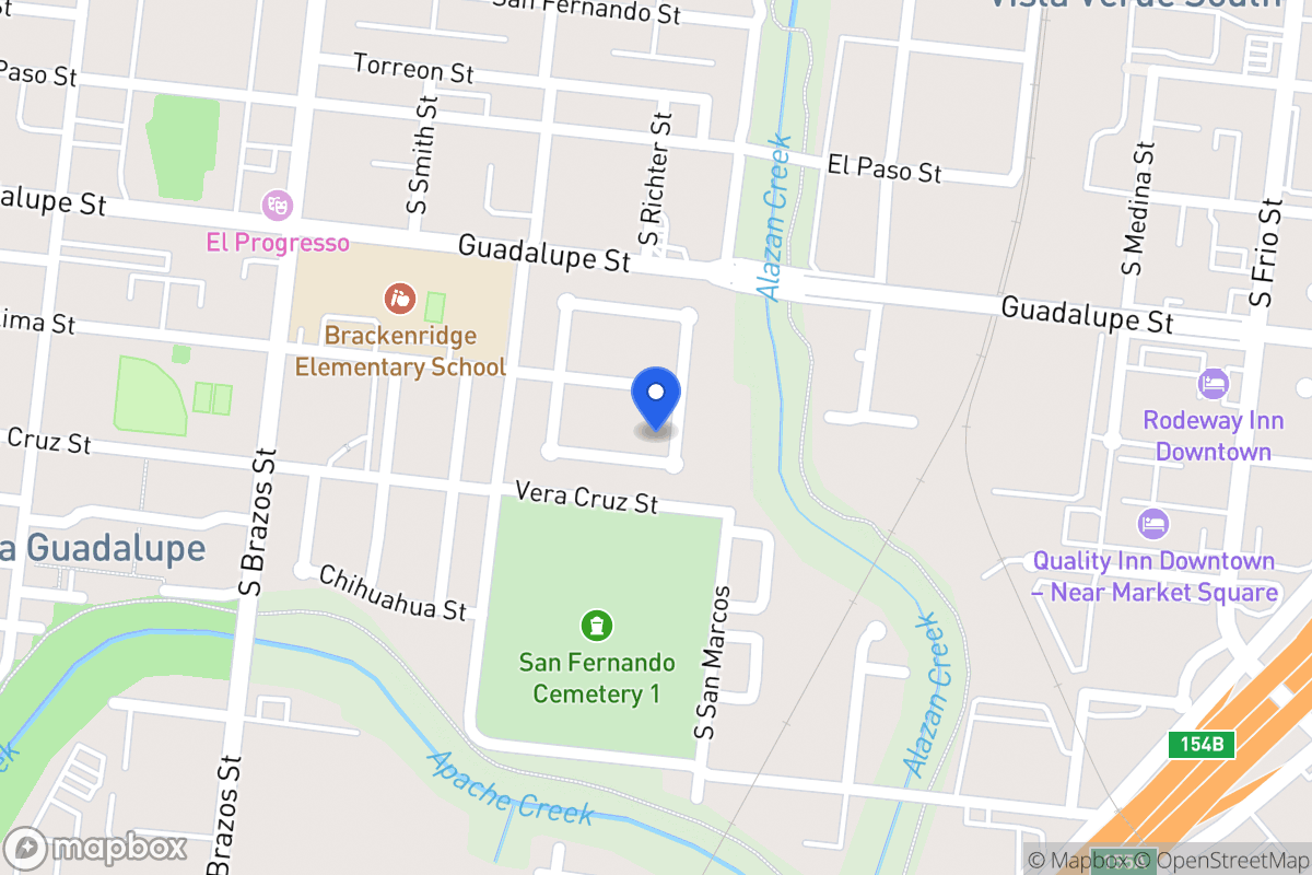Map of 36  Gus Garcia