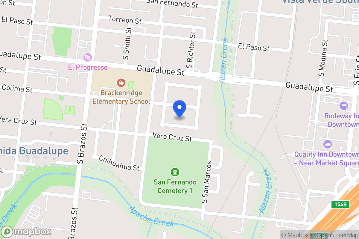 Map of 28  Gus Garcia