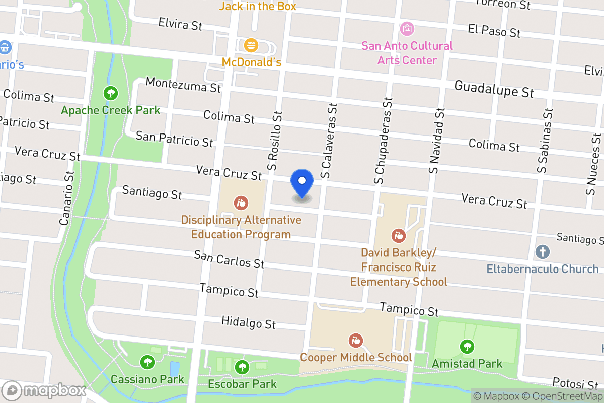 Map of 1307  Santiago St