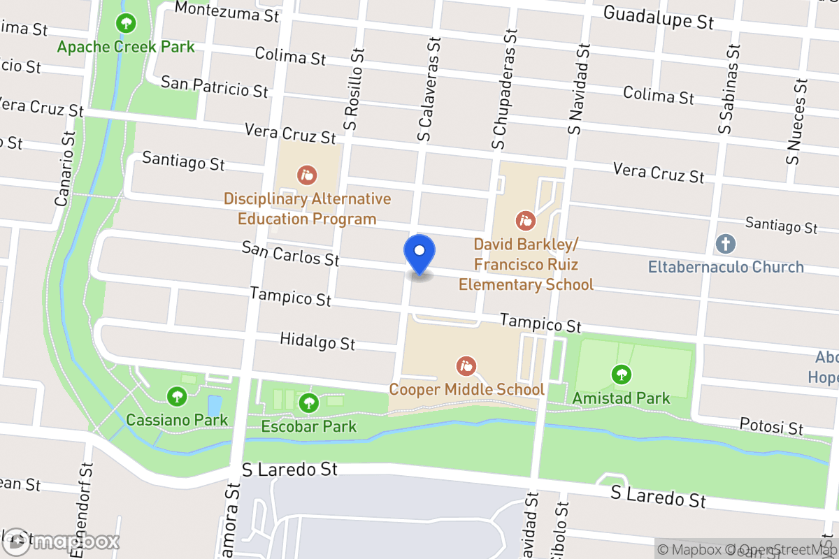 Map of 920  San Carlos St
