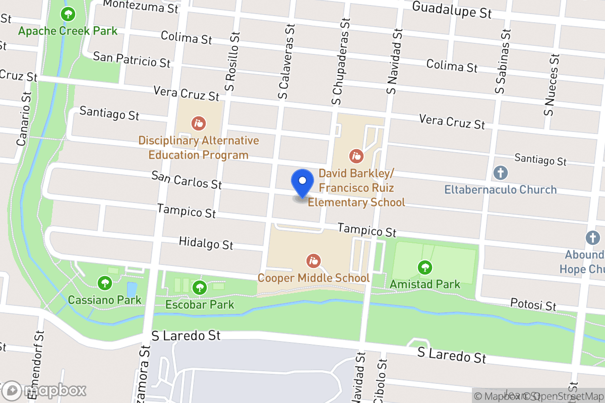 Map of 910  San Carlos St