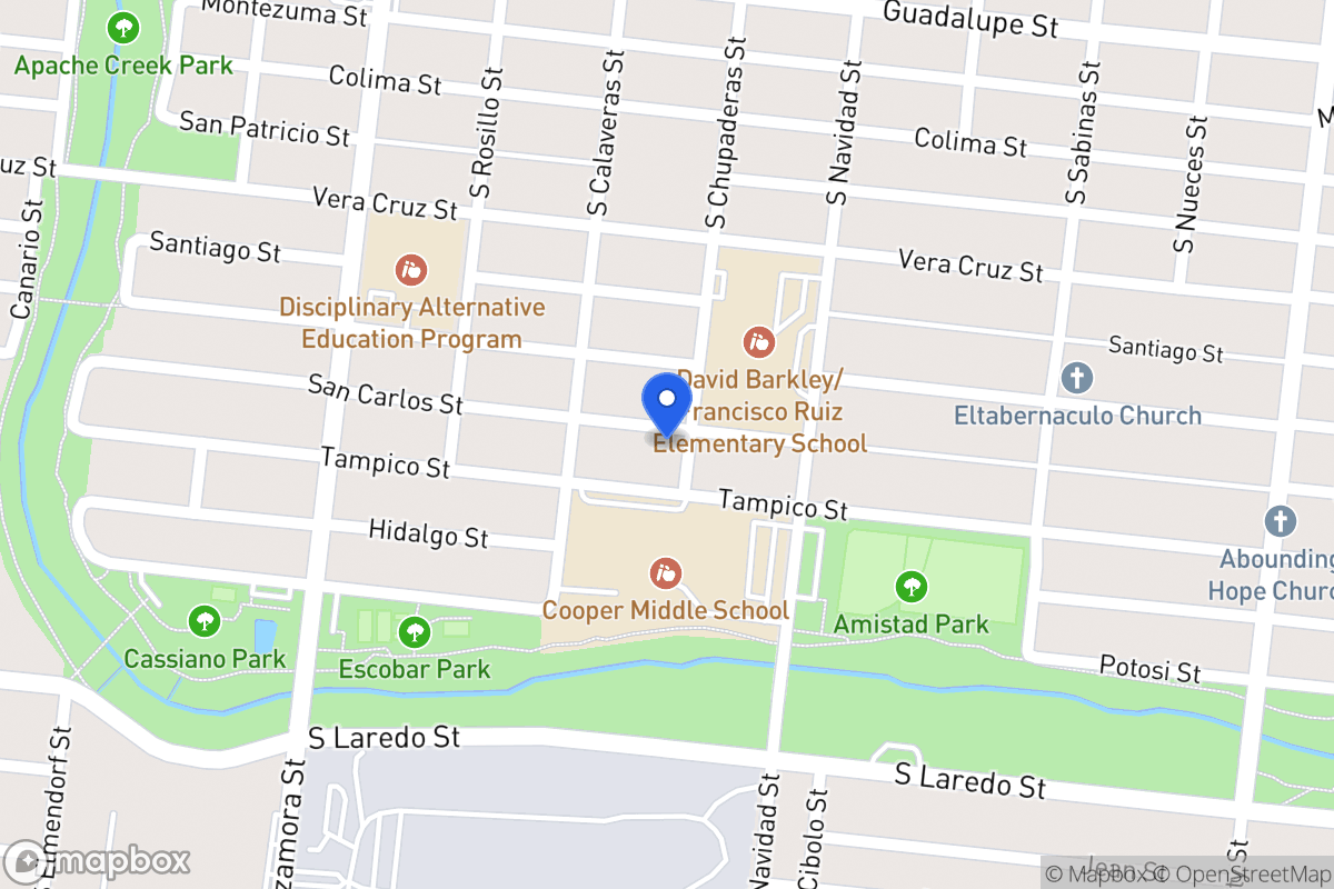 Map of 902  San Carlos St