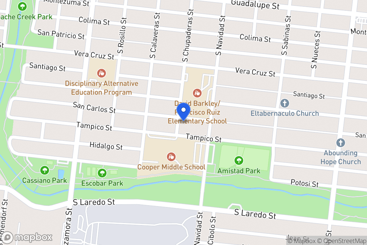 Map of 814  San Carlos St