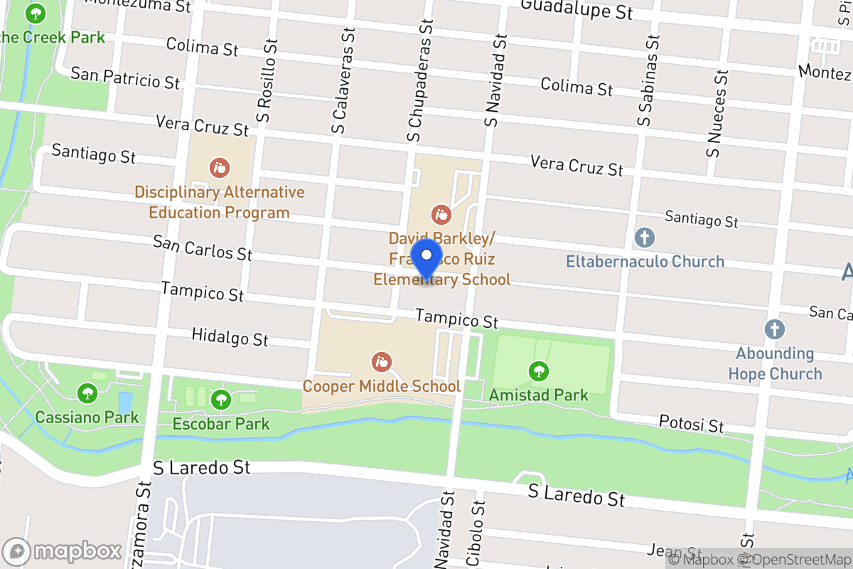Map of 810  San Carlos St