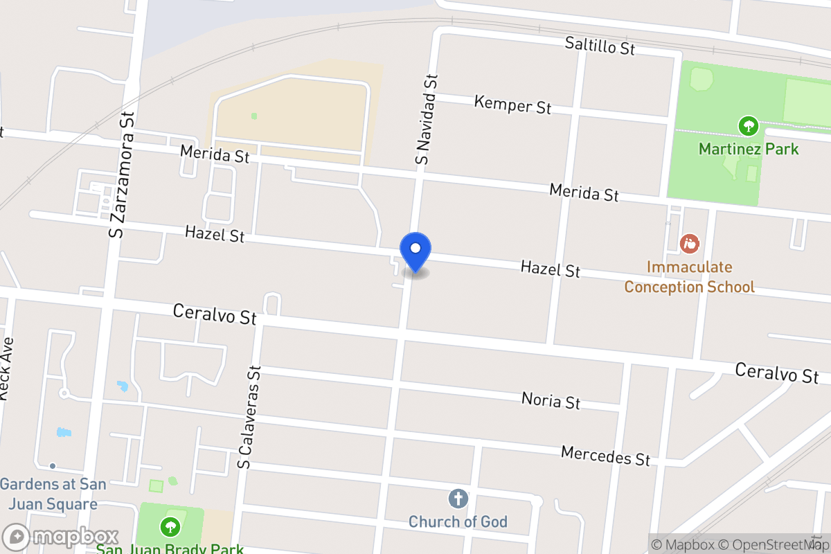 Map of 446  Hazel St