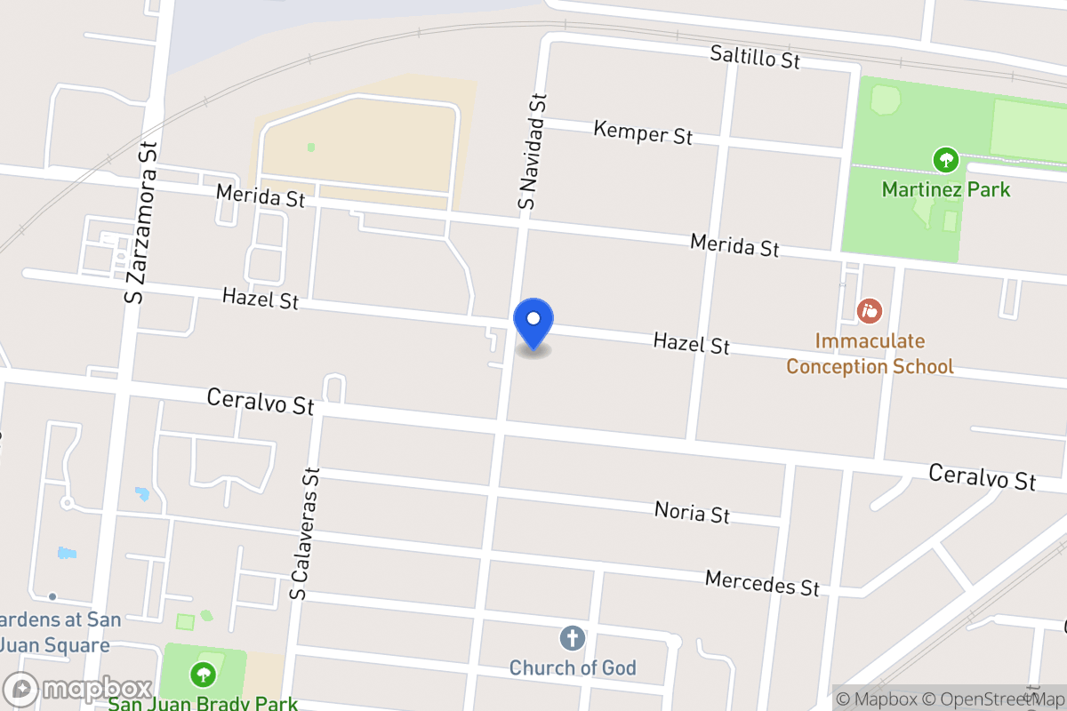 Map of 442  Hazel St