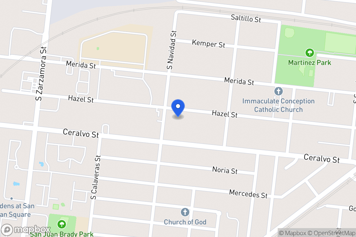 Map of 438  Hazel St