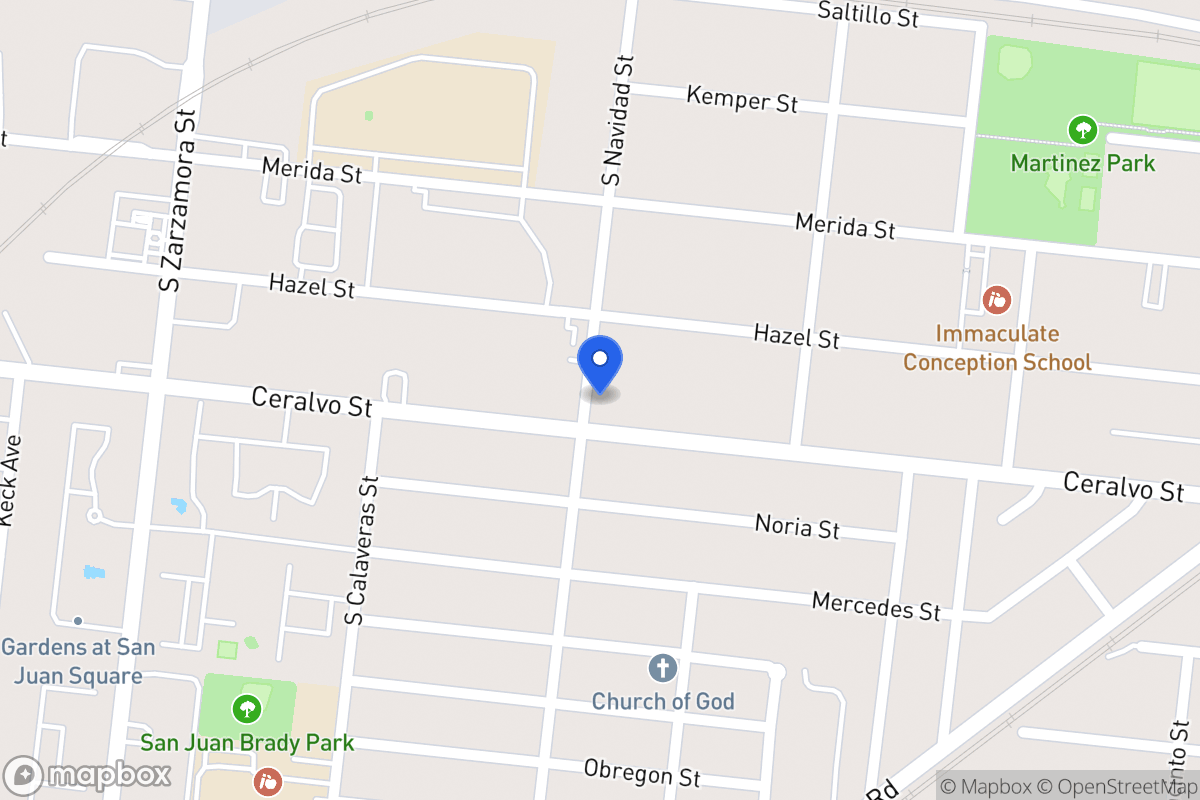 Map of 447  Ceralvo St