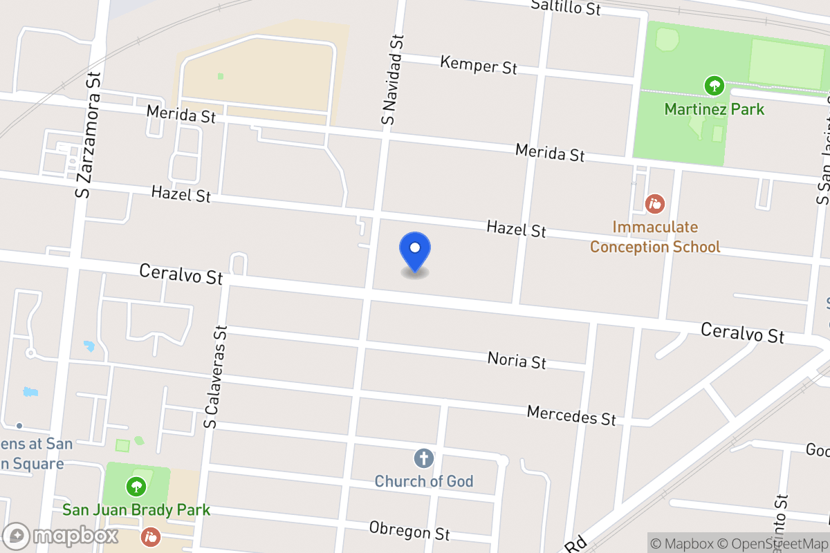 Map of 435  Ceralvo St