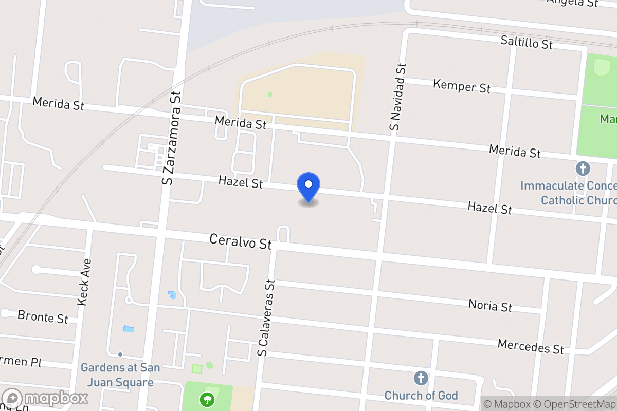 Map of 534  Hazel St
