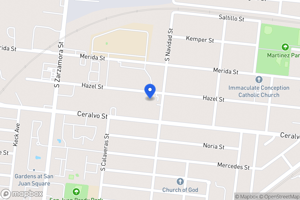 Map of 510  Hazel St