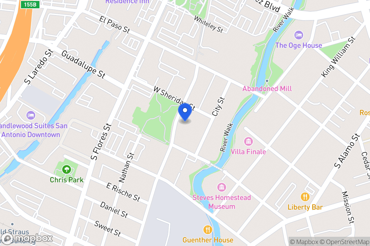 Map of 814 S Main Ave