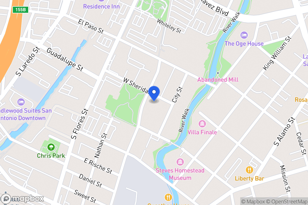 Map of 806 S Main Ave