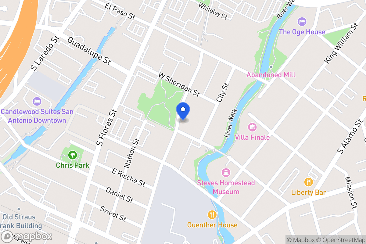 Map of 217 W Johnson