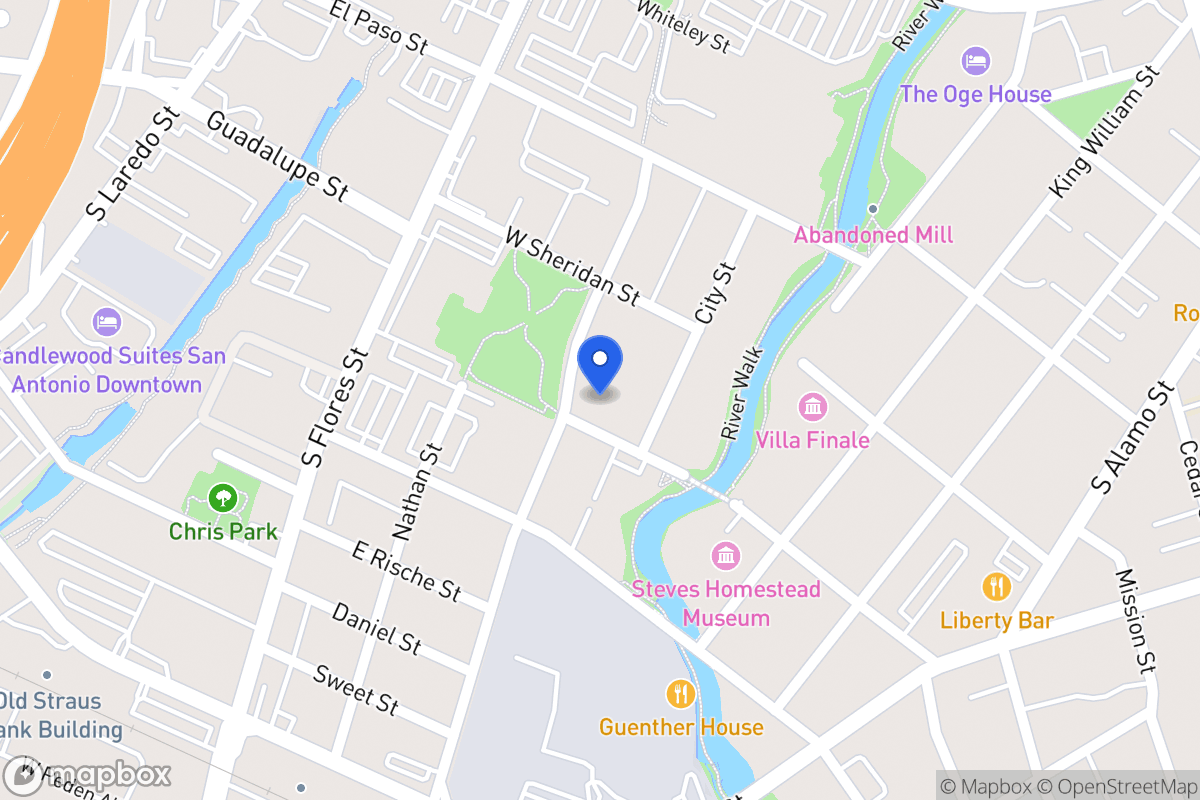 Map of 215 W Johnson