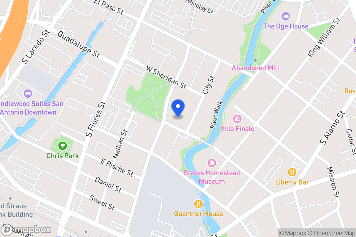 Map of 211 W Johnson