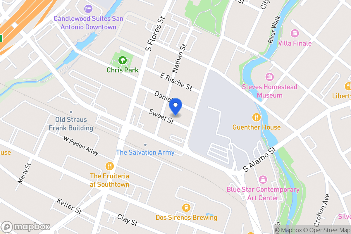 Map of 213  Sweet