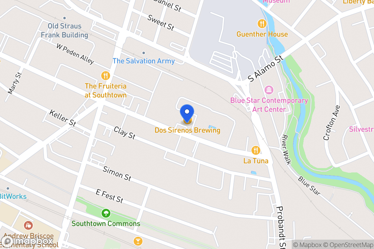 Map of 231 E Cevallos