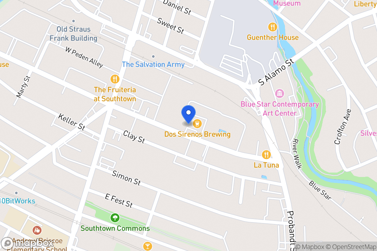 Map of 227 E Cevallos
