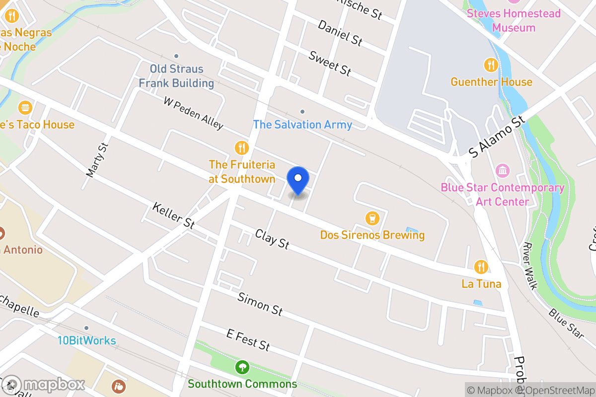 Map of 135 E Cevallos