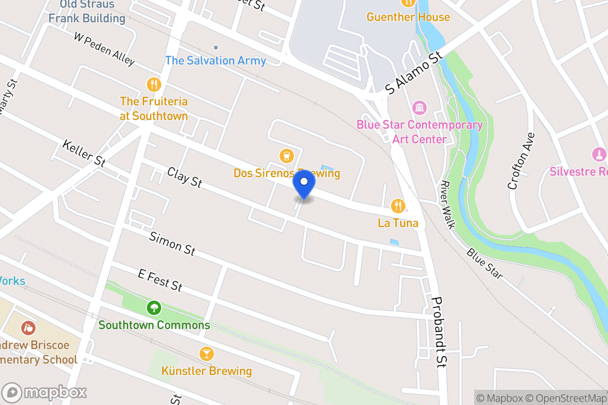 Map of 254 E Cevallos