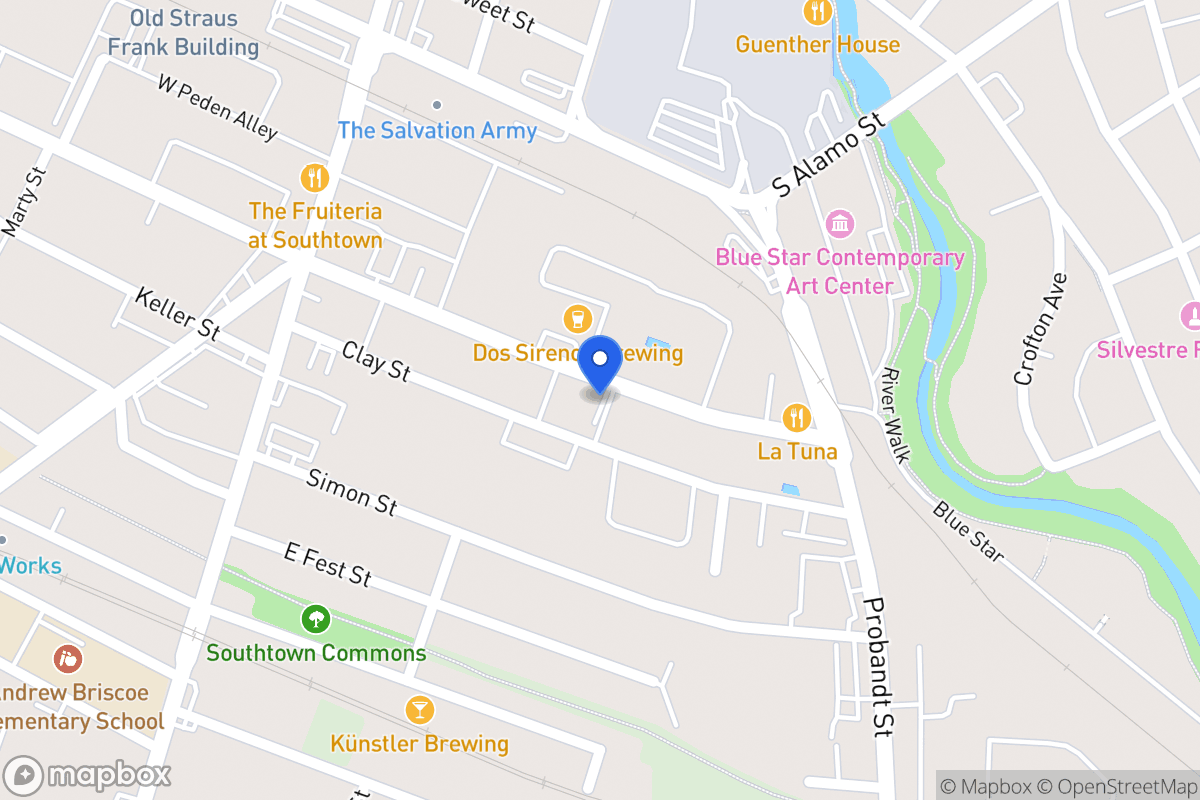 Map of 246 E Cevallos