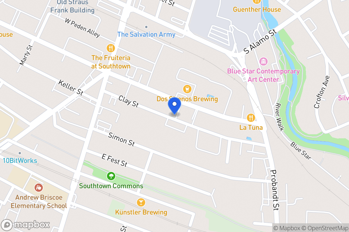 Map of 232 E Cevallos