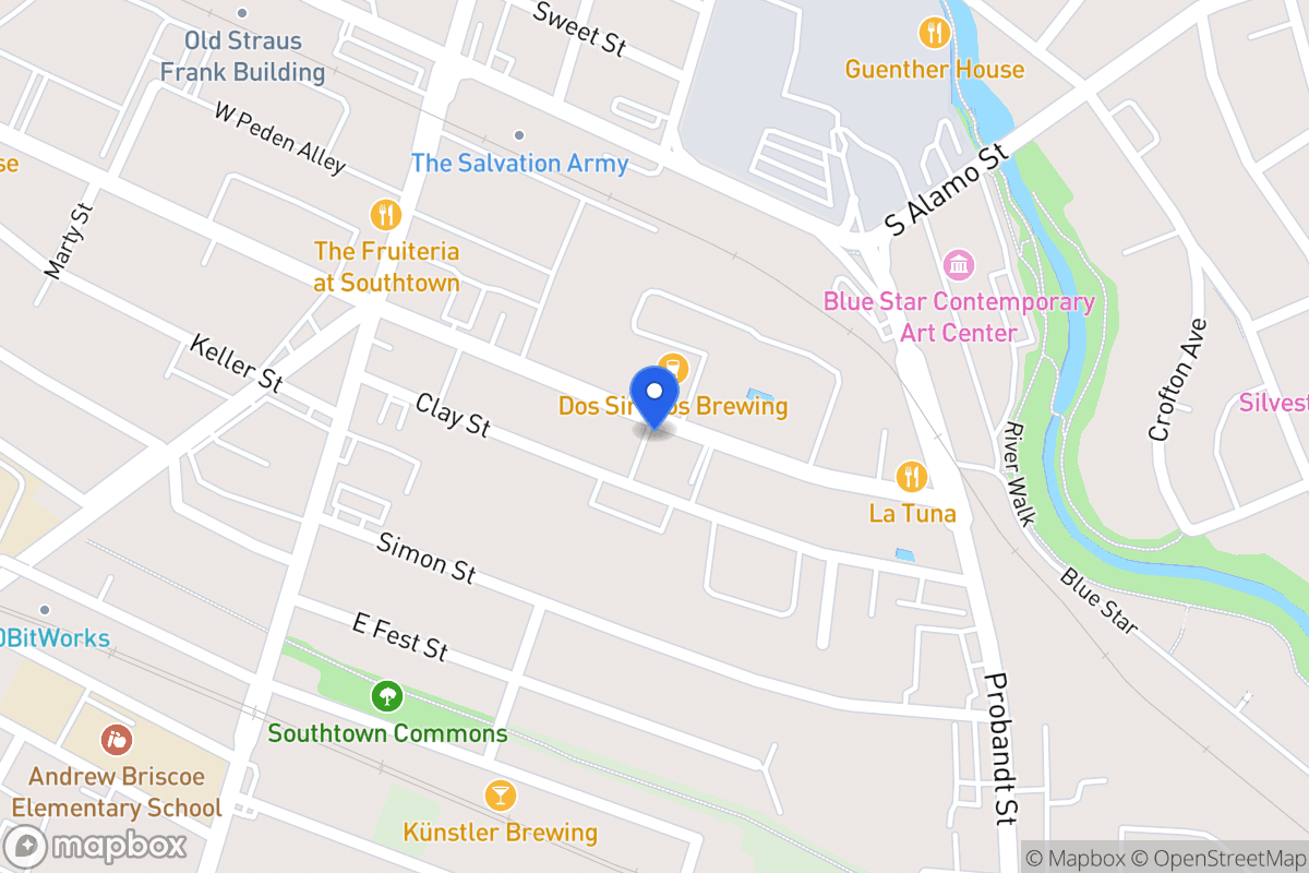 Map of 236 E Cevallos