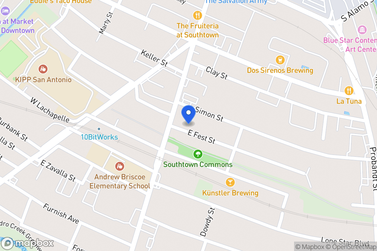 Map of 111 E Fest St