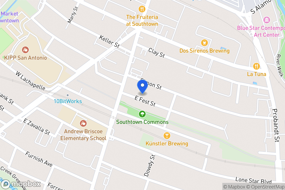Map of 127  E Fest St