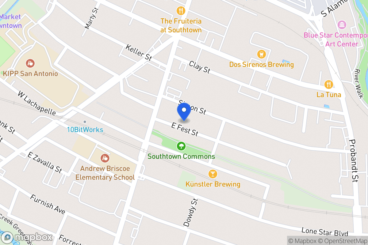 Map of 131  E Fest St