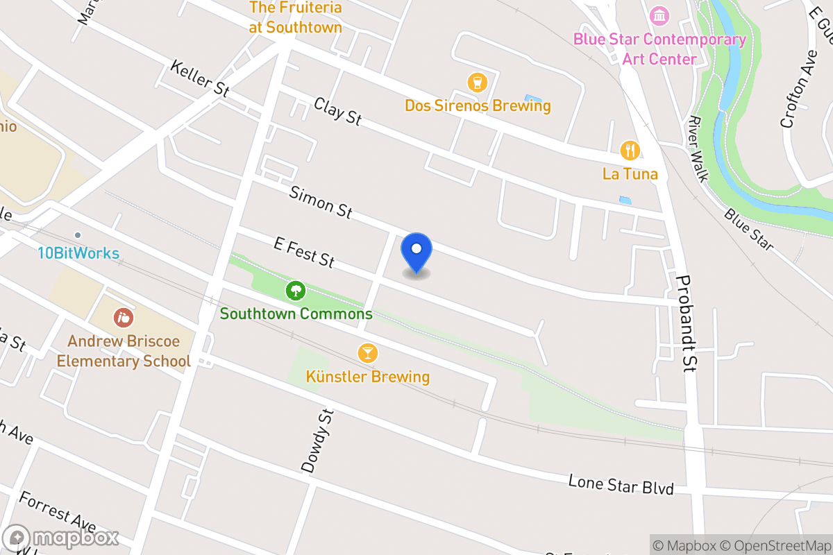 Map of 311 E Fest St