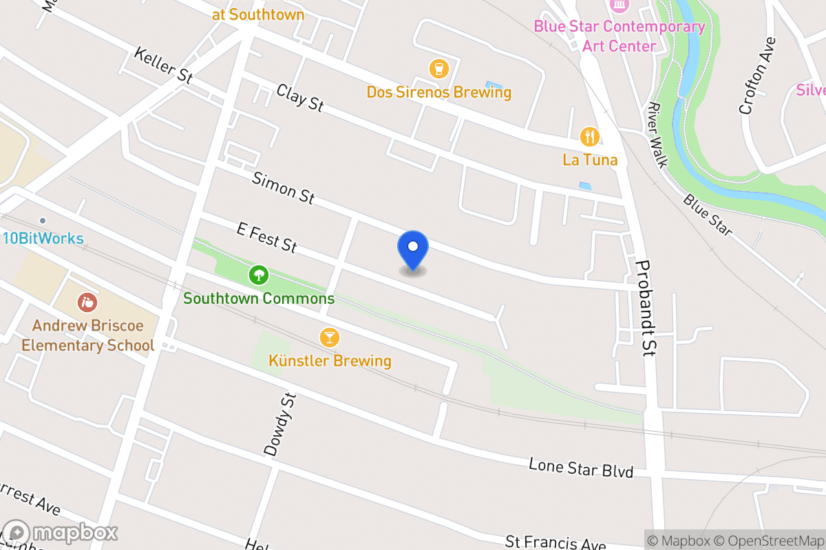 Map of 327 E Fest St