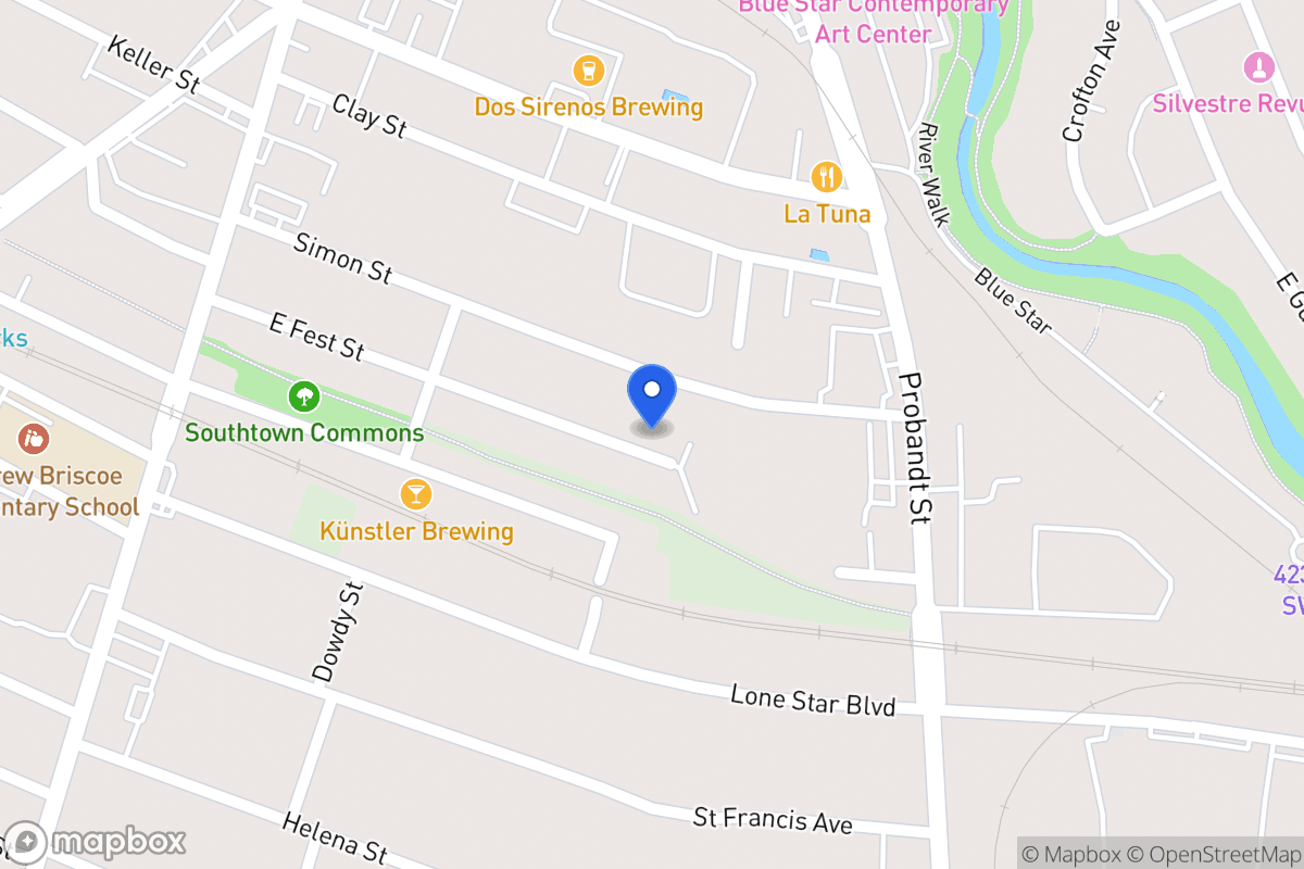 Map of 425 E Fest St