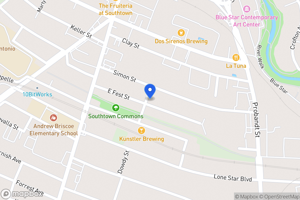 Map of 301 E Fest St