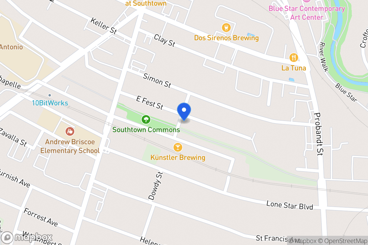 Map of 302 E Fest St