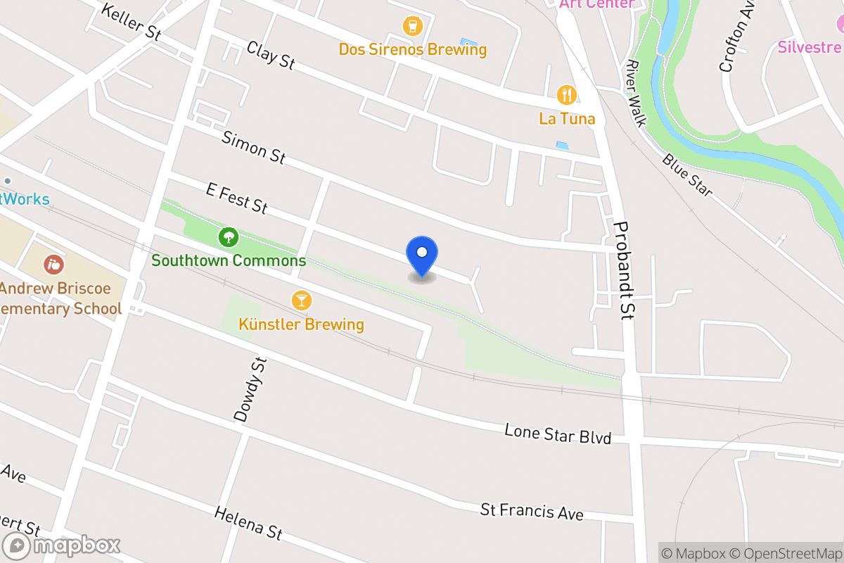 Map of 418 E Fest St